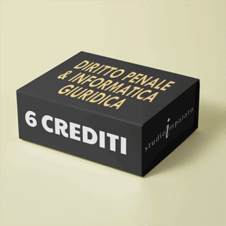 Box da 6 crediti (Diritto penale e Informatica giuridica)